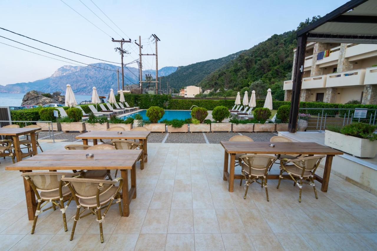 Casa Laios Hotel Paralia Chiliadou Ngoại thất bức ảnh