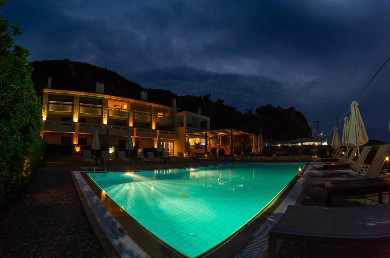 Casa Laios Hotel Paralia Chiliadou Ngoại thất bức ảnh